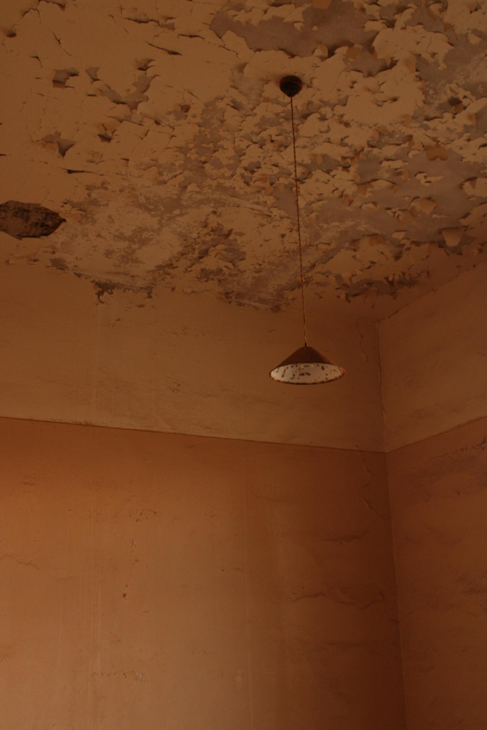 Infiltration d’eau au plafond d’une maison en Belgique