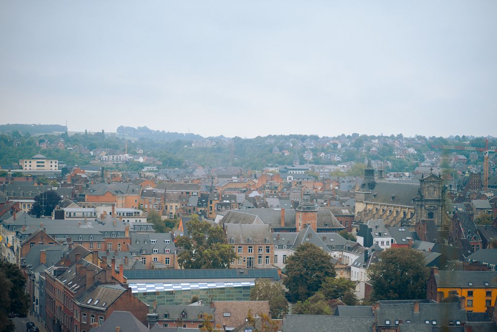 Discover the charming skyline of Namur, Belgium, showcasing historic architecture and scenic views.
